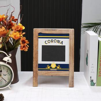 Mini Desktop Wood Menu Chalkboard