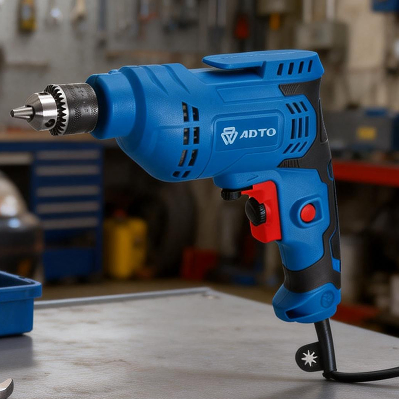 Электрическая дрель-шуруповерт ударная 400Вт 13мм 220В