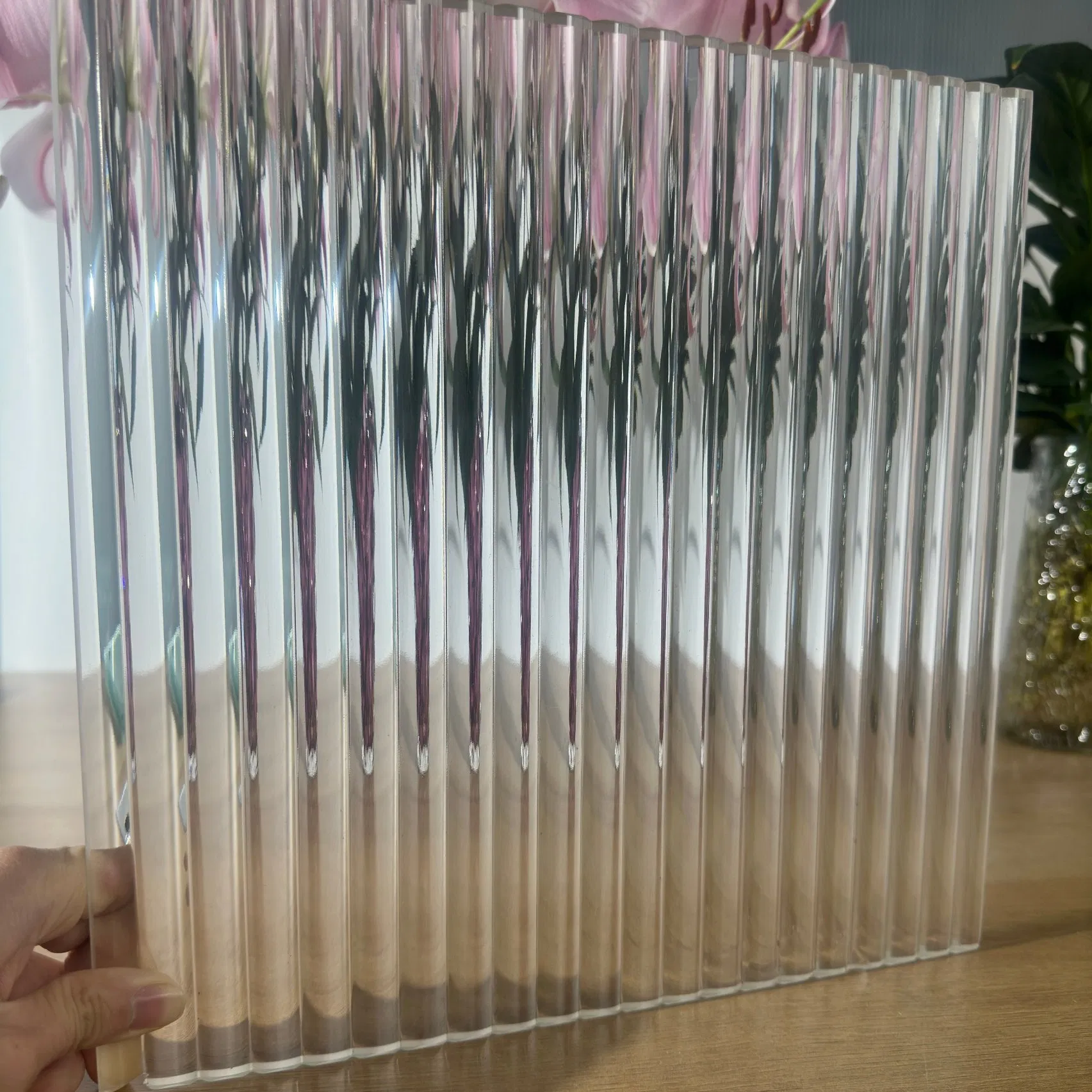 The Manufacturer Supplies Decorative Transparent Color Patterned Glass for Architecture Building Glass