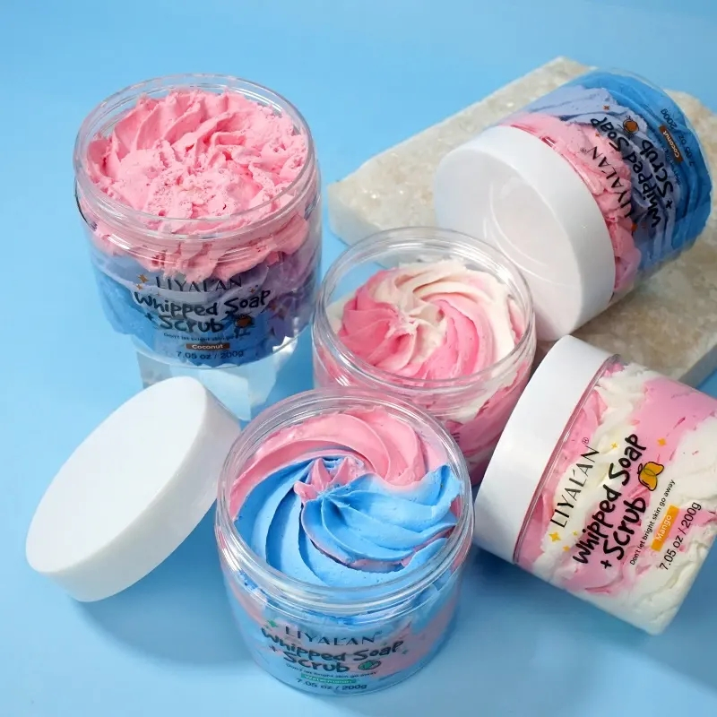 Whipped Soap Bath Shave Cream Soften Body Wash Scrub