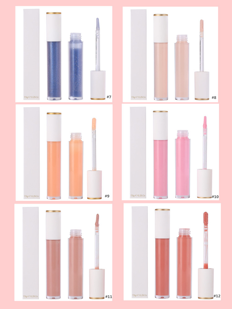 Factory Supply 25-Colors Oily Lip Lipstick Gloss Pearl Gloss Lip Gloss Transparent Lip Gloss