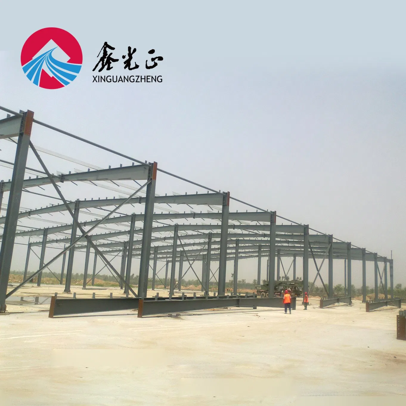 High Rise 2 Story Steel Building Shop Metal Stud Framing Large Steel Structures
