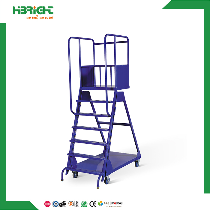 Knock Down Supermarket Metal Step Ladder