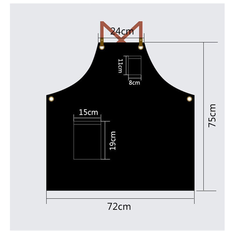 Kitchen Accessories Chef Apron Custom Logo Unisex High Quality Durable Waterproof Apron Bib Canvas Restaurant Apron