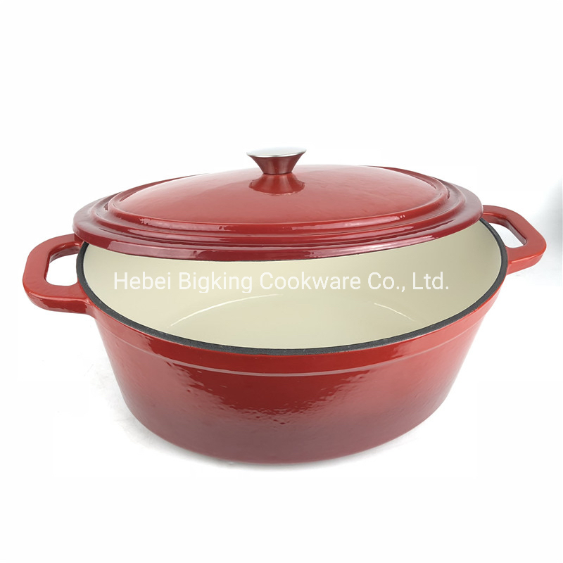 Enamel Coated Cast Iron Cookware Tools Oval Casserole