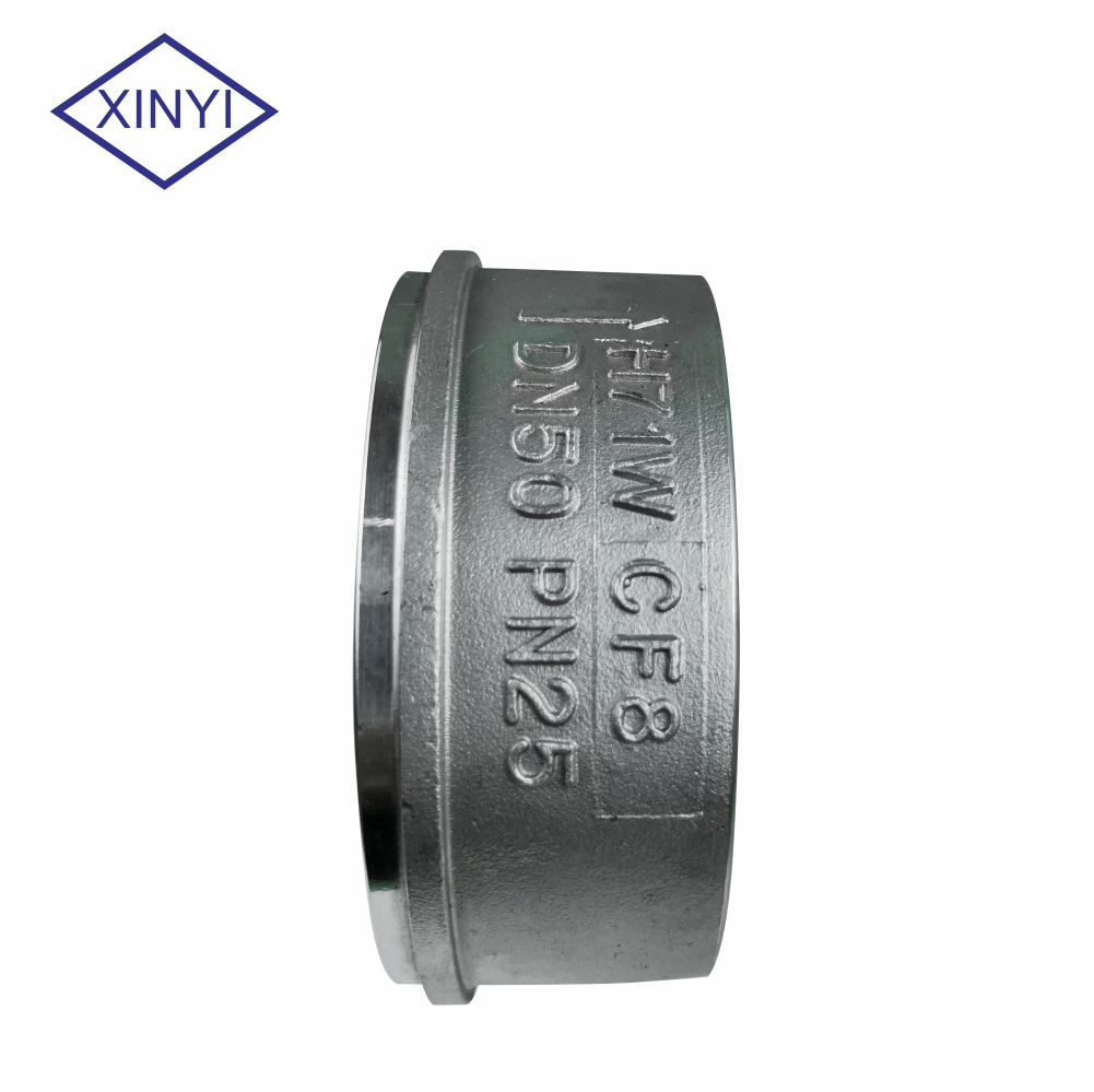 Pn16 H71W-16 SS304 5'' Metal Wafer Spring Check Valve for Dyeing Machine Pipeline Engineering