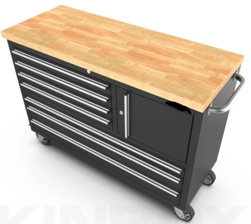 Junmao 48 Inch 7-Drawers Stainless Steel