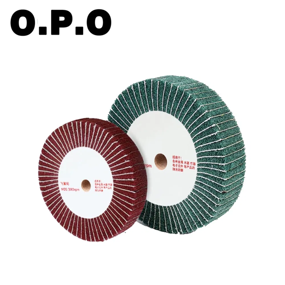 Абразивный нетканый лепестковый круг 6x1 дюйм для полировки