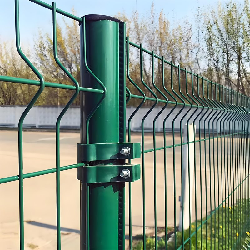 Durable 3D Curvy Welded Fence Road Safety Guardrail System