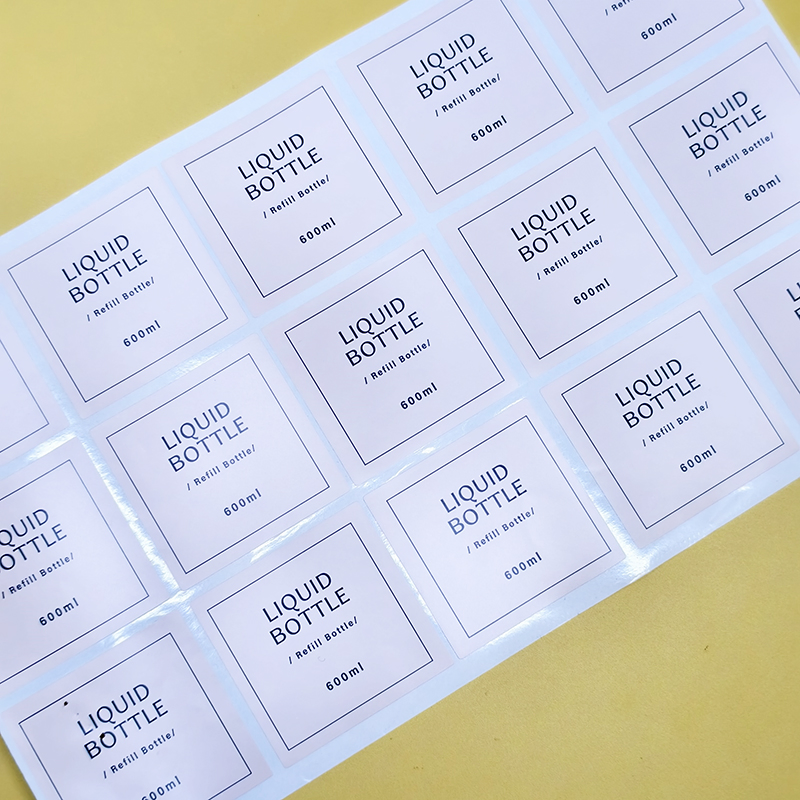 Deeply Customized BOPP/PE/Po/PP/PVC/Pet/Vinyl/Silver/Pearlescent Film/Synthetic Paper Self Adhesive Label with Matt Finish