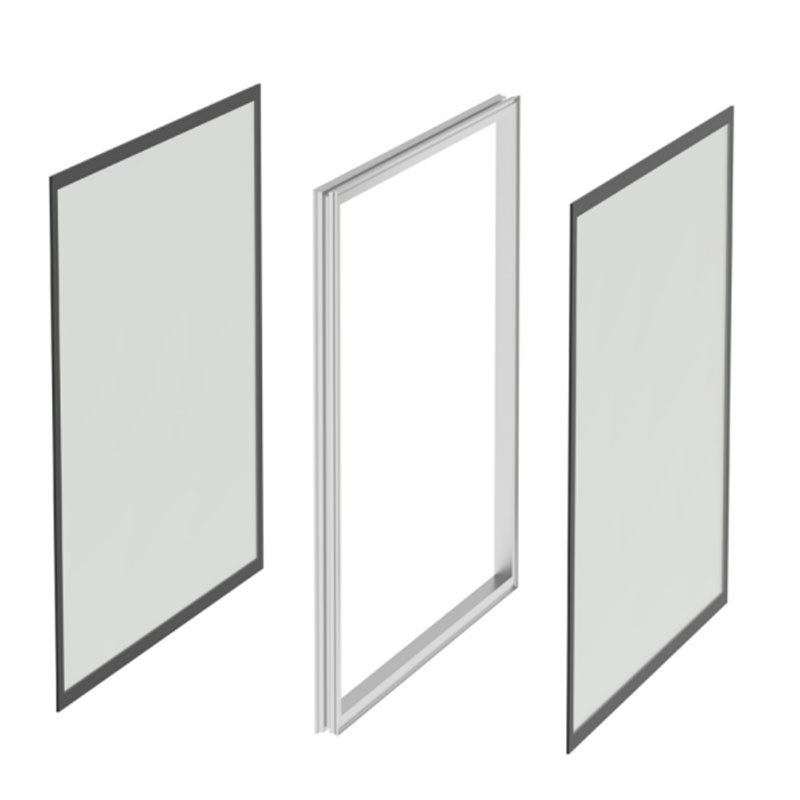 Building Curtain Wall Sound Insulation Glass Window Hollow Glass