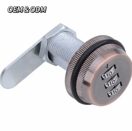 Zinc Alloy Drawer Combination Lock File Cabinet Lock