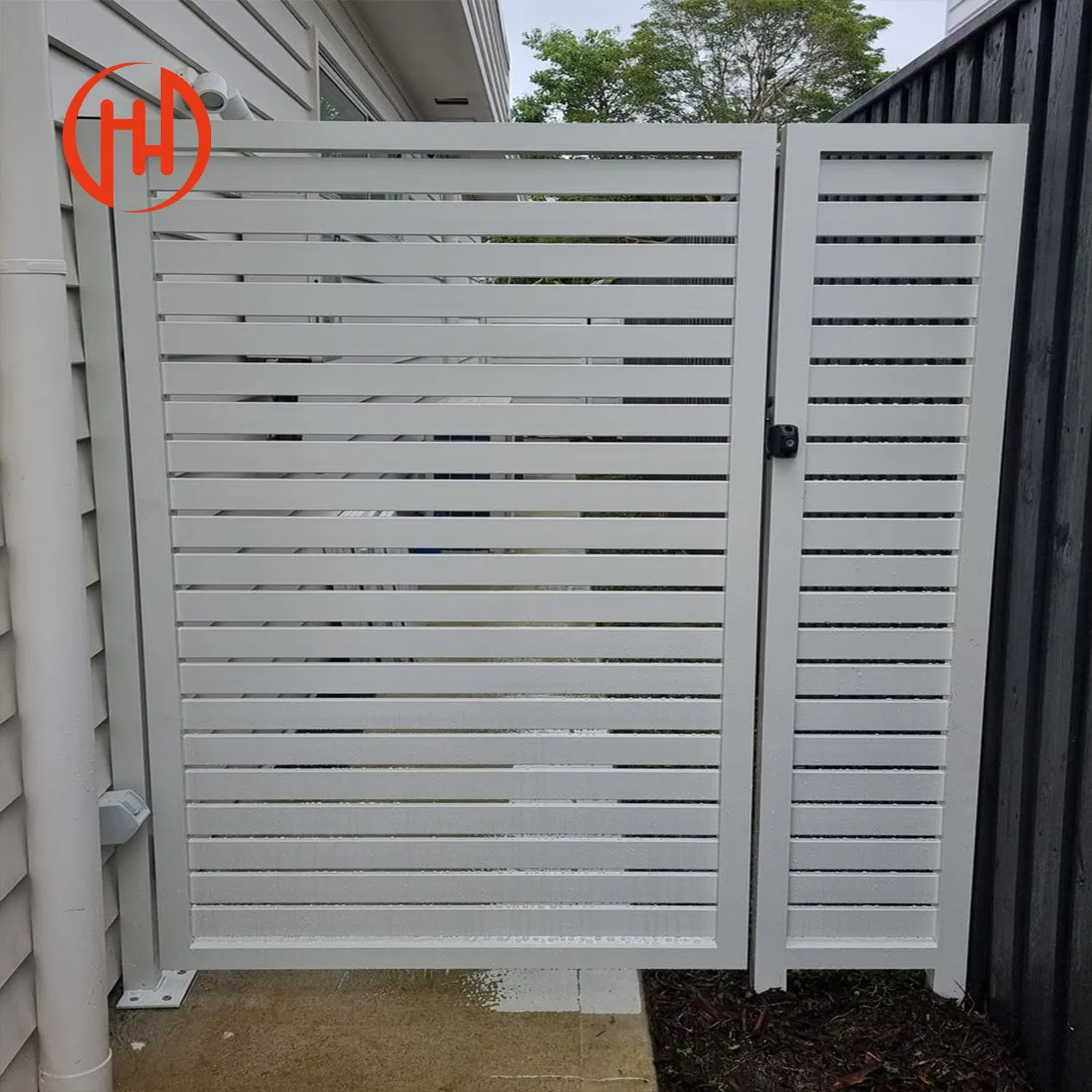 Aluminum Fenceing System Gate Price Decorative Panel Horizontal Black China Used Garden Pool Slat Panels Aluminium Fence