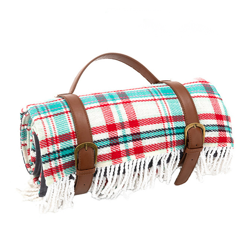 Original Factory Outdoor Travel Extra Large Waterproof Sand Proof Beach Mat Camping Rug Picnic Blanket with Carry Strap