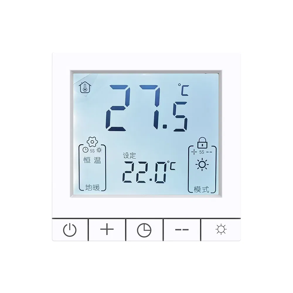 Electric Heating Thermostat ABS Control Panel for Hotel/Apartment/Villa Use Water/Fire Resistant Easy