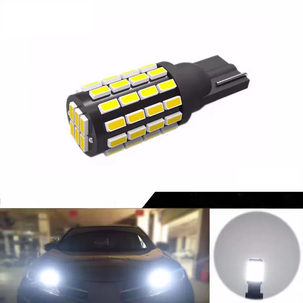 Светодиодные лампы T10 W5W для авто, 54 SMD, 6000K-6500K