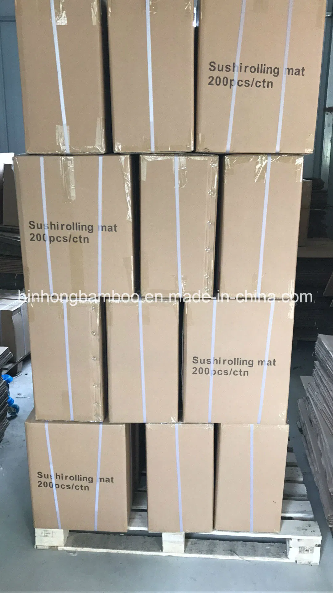 Flat Sushi Bamboo Rolling Mat White Color