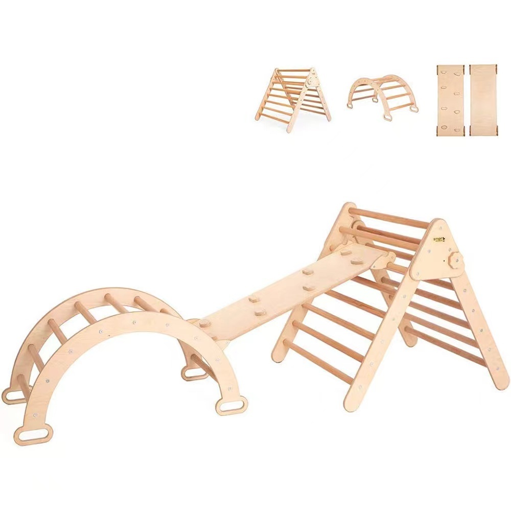 Тренажер для скалолазания складной треугольный для школы