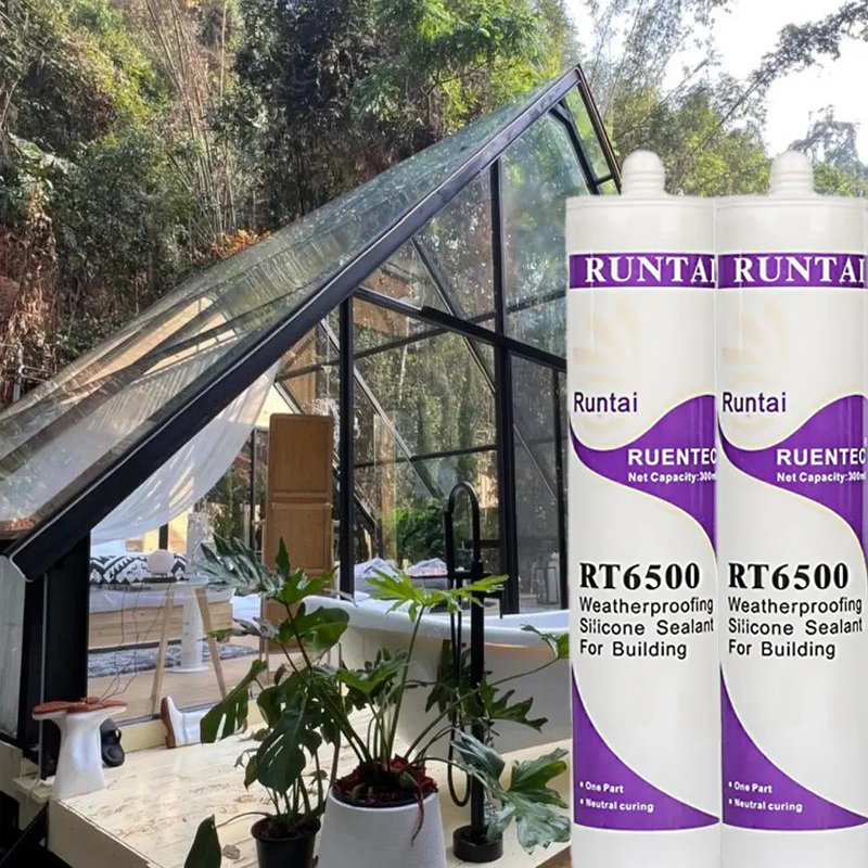 Weatherproof Outdoor Clear Transparent Color 100% Structural Silicone Sealant for Bathroom Windows Aquarium Glass Wood