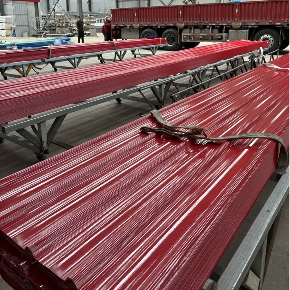 Fiberglass Reinforced Polyester FRP Corrugated Roofing Sheet
