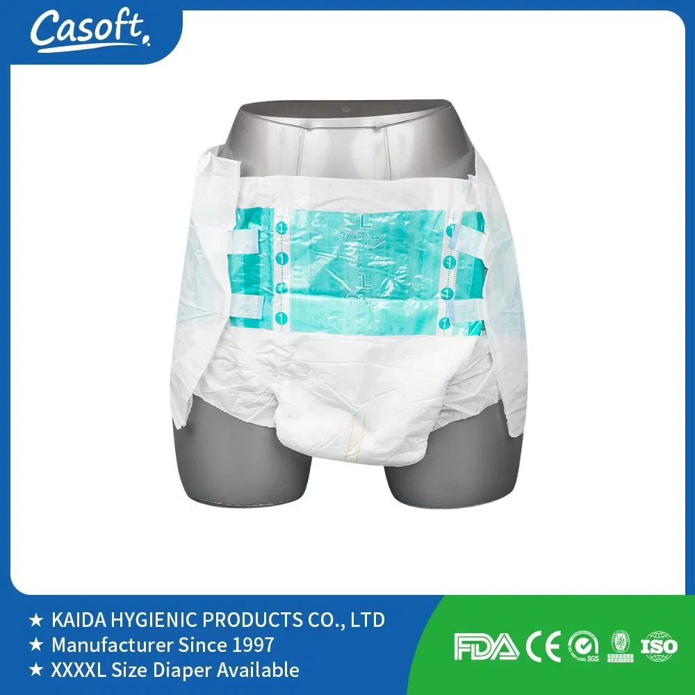 Bulky Casoft Extra Absorbent Adult Nighttime Tabbed Briefs Diapers for Bowl Incontinence in Philippines Russia Korea Us Malaysia Peru Chile EU China