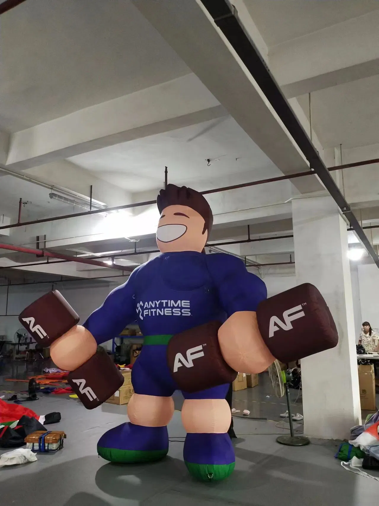 Advertising Inflatable Muscle Man for Outdoors Exhibition