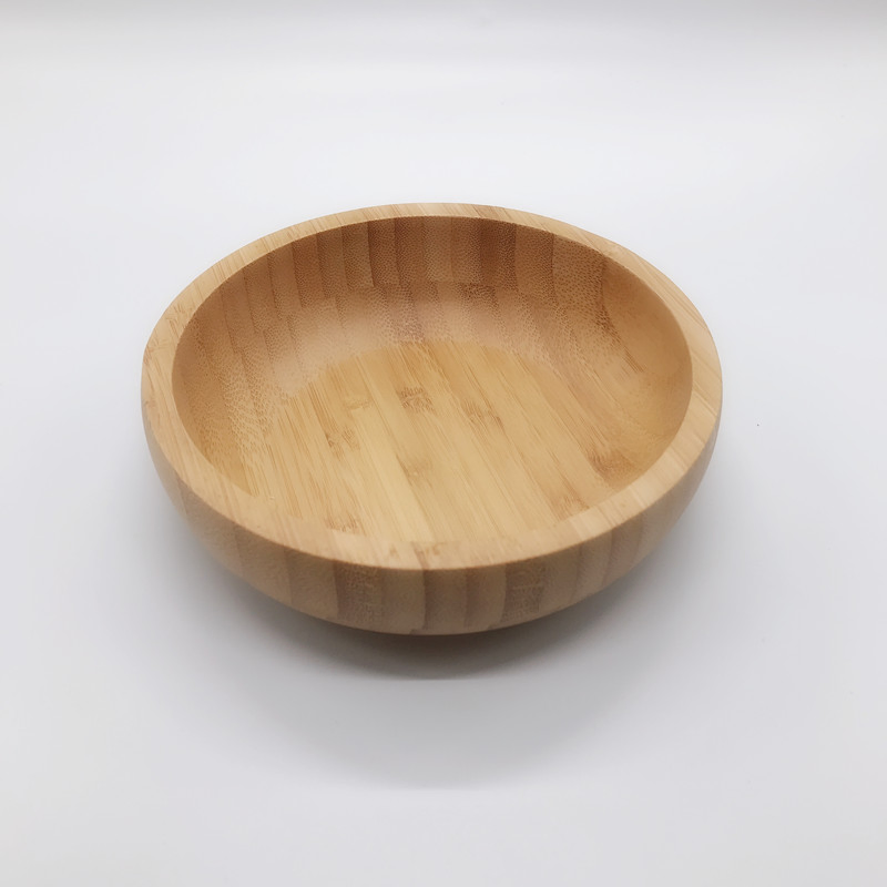 Round Bamboo Bowl Set Bamboo Salad Bowl