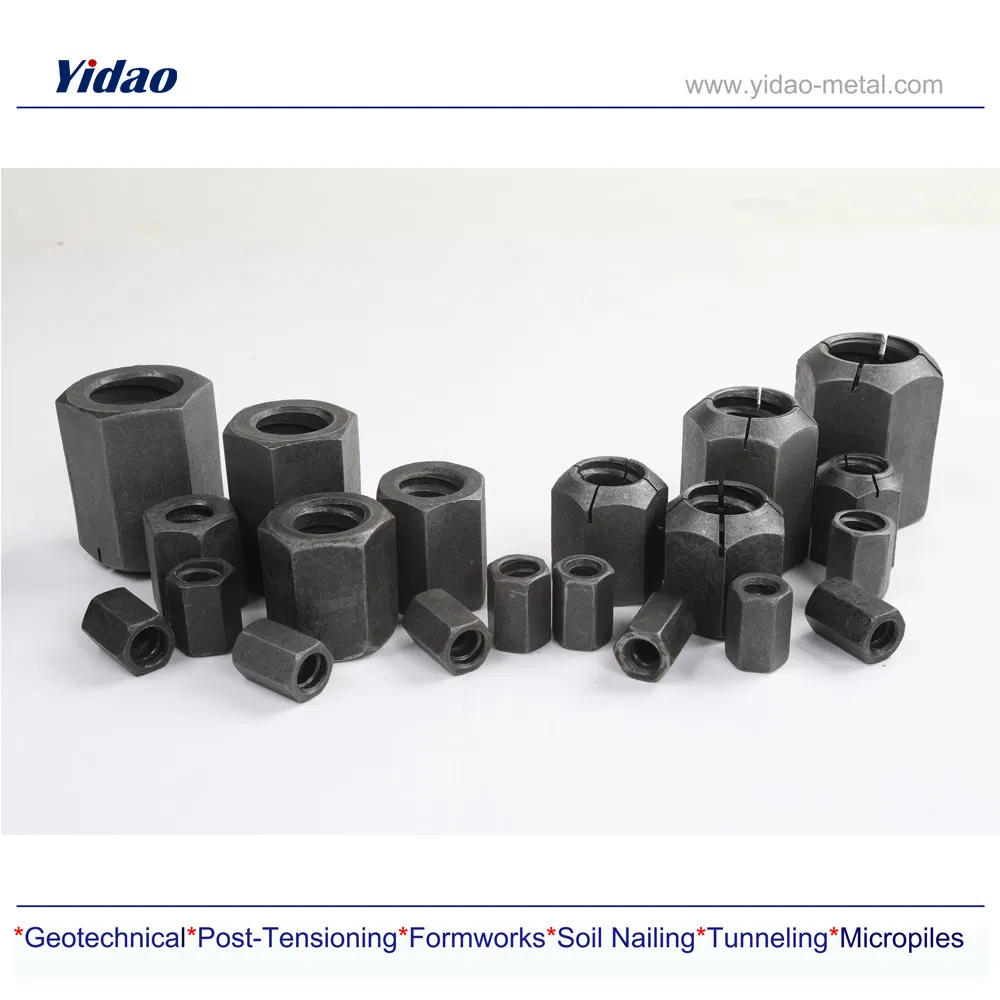 Гайка анкерная шестигранная для стыковки арматуры