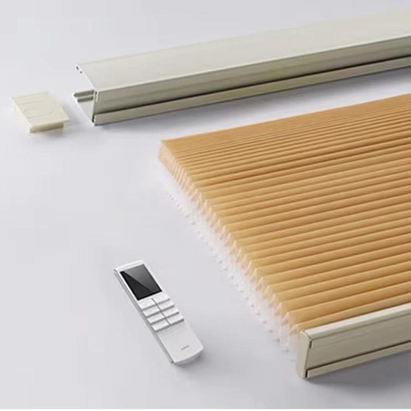 High Quality Remote Control Anti-UV Motorized Blackout Skylight Honeycomb Blinds