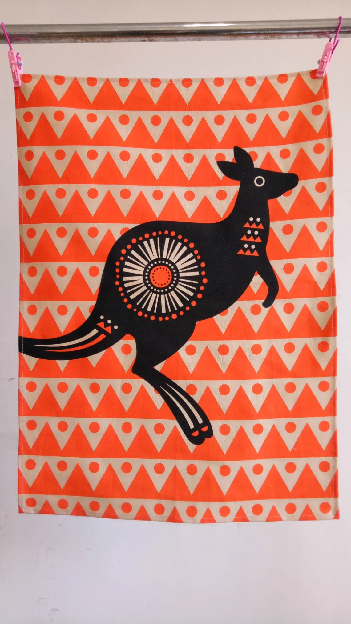 Cotton Washcloth Face Towel with Custom Print for Home Decor