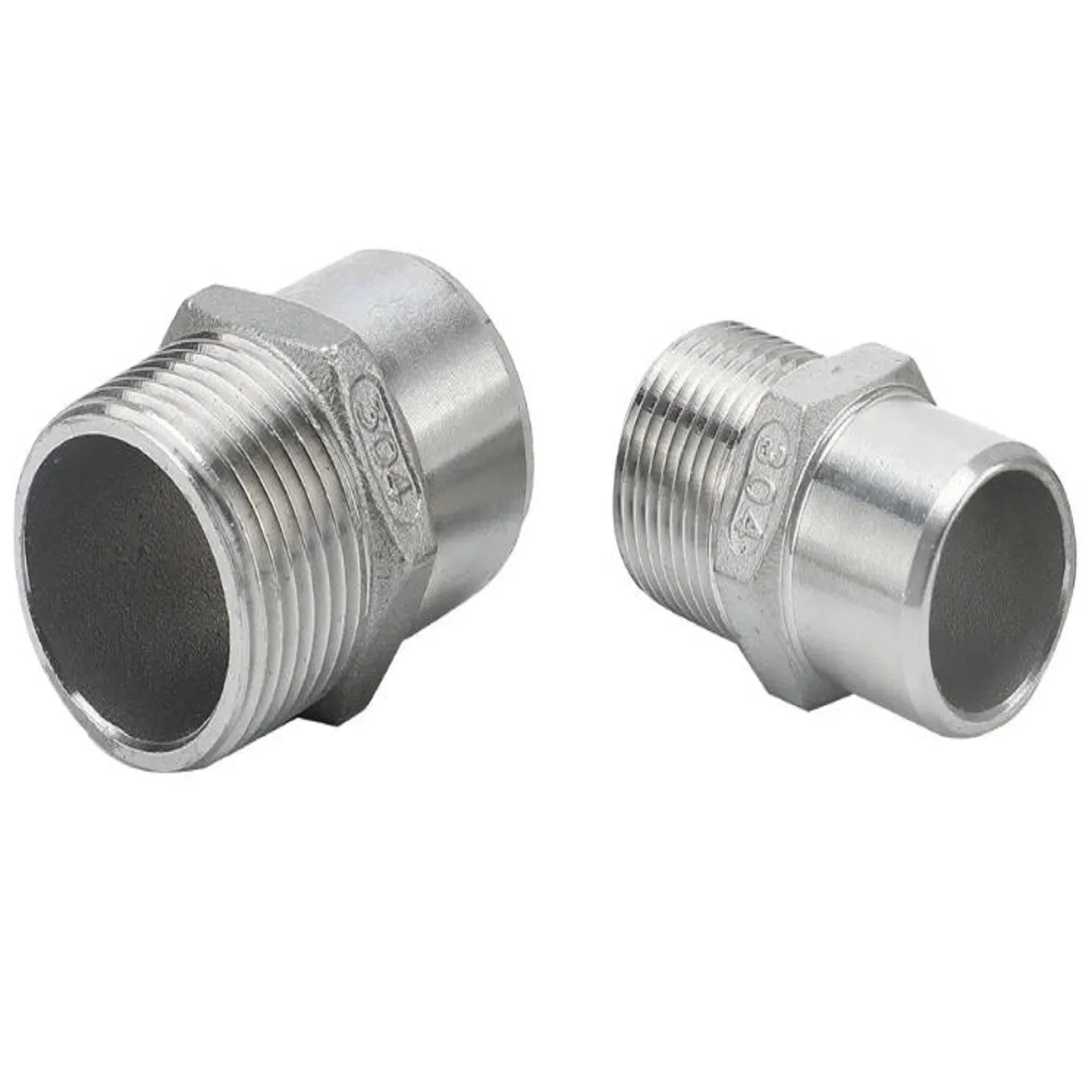 Stainless Steel Pipe Fitting Weld Hex Nipple Fittings Male Thread Welding Union