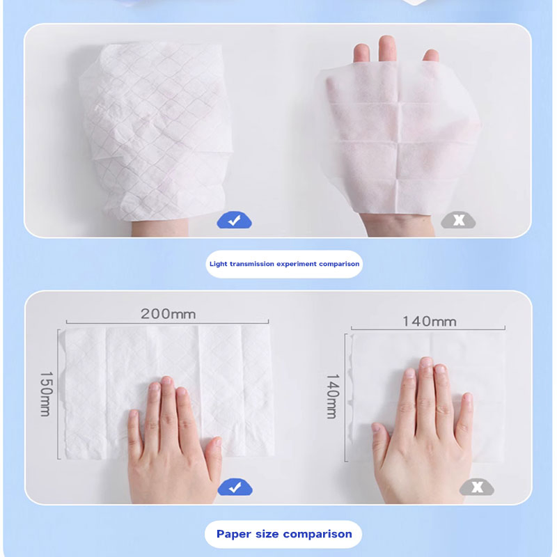 80PCS Eco-Friendly Flushable Toilet Wipes Cleaning Wet Wipe for Adults