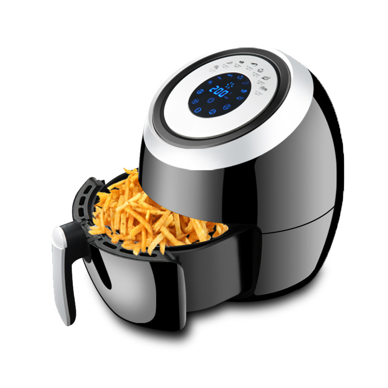 Multifunctional Air Fryer Household 5.5L Large Capacity Fume Free Electric Fryer