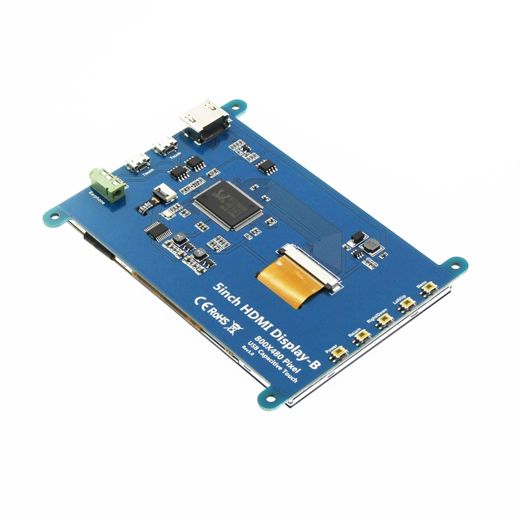 7-дюймовый сенсорный IPS дисплей 1024x600 для Raspberry Pi