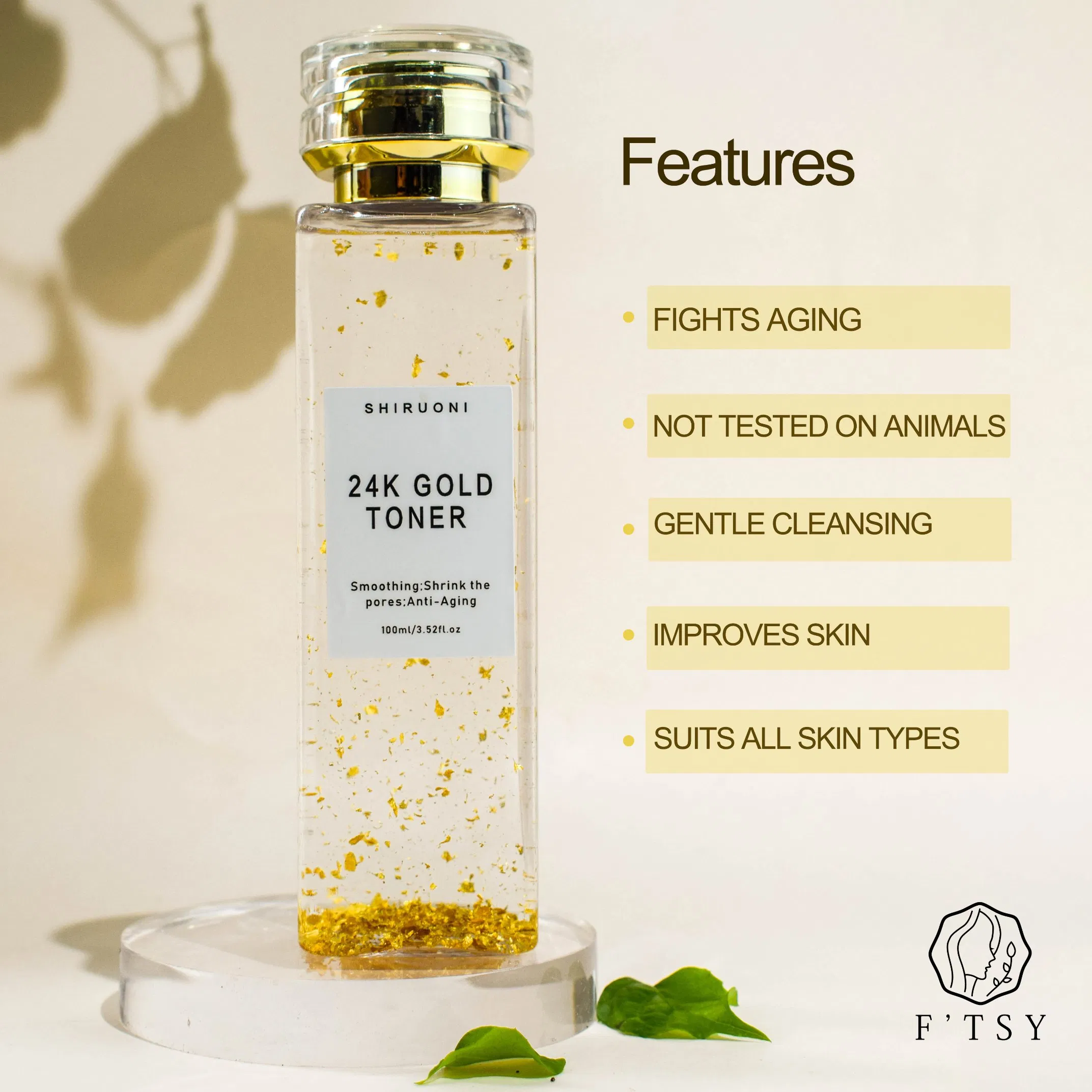 Korean Cosmetic 24K Gold Skin Toner 100ml