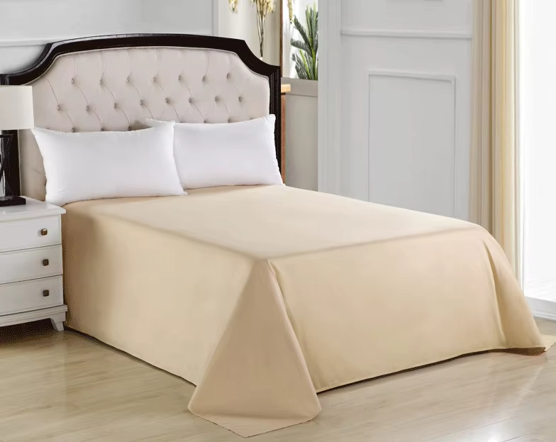 Nantong Factory Low Price Unique Hotel Using Cotton Bed Fitted Sheet