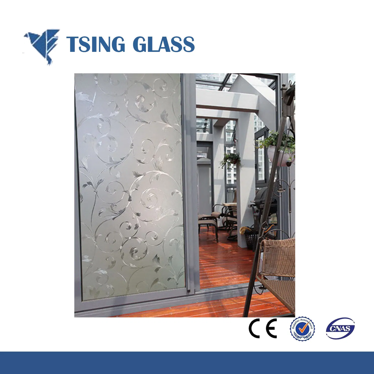 8mm Clear/Colored Frosted Glass Shelves
