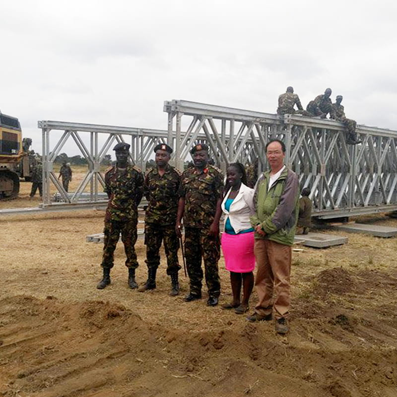 Affordable Foldable Bailey Steel Bridge Components for Easy Transport