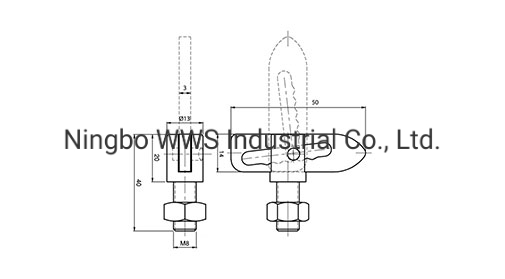 Antiluce Fasteners Baby Bolt on M8