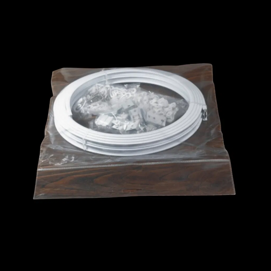 China Supplier PVC Plastic Flexible Bendable Ceiling Curtain Track Flexible Curtain Rail