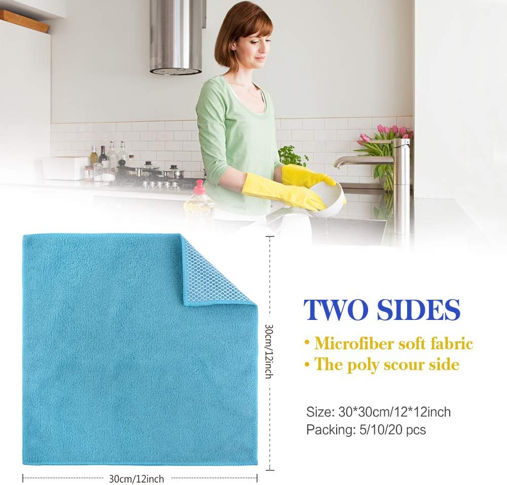 Ultra-Absorbent Kitchen Towels for Quick Drying and Scouring