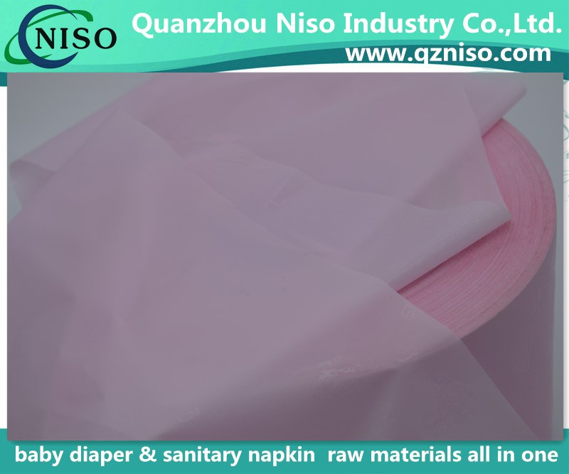 Colorful Silicone Released PE Film for Panty Liner/Sanitary Napkin (LSLXM7798)