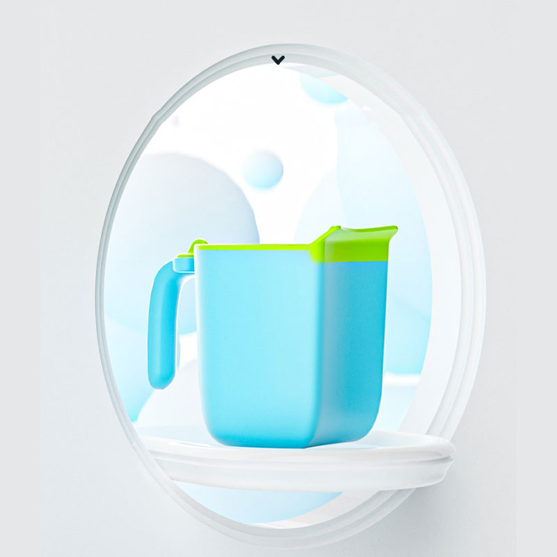 Multifunctional Eye Shield Baby Wash Hair Bath Shampoo Little Cloud Rinse Cup