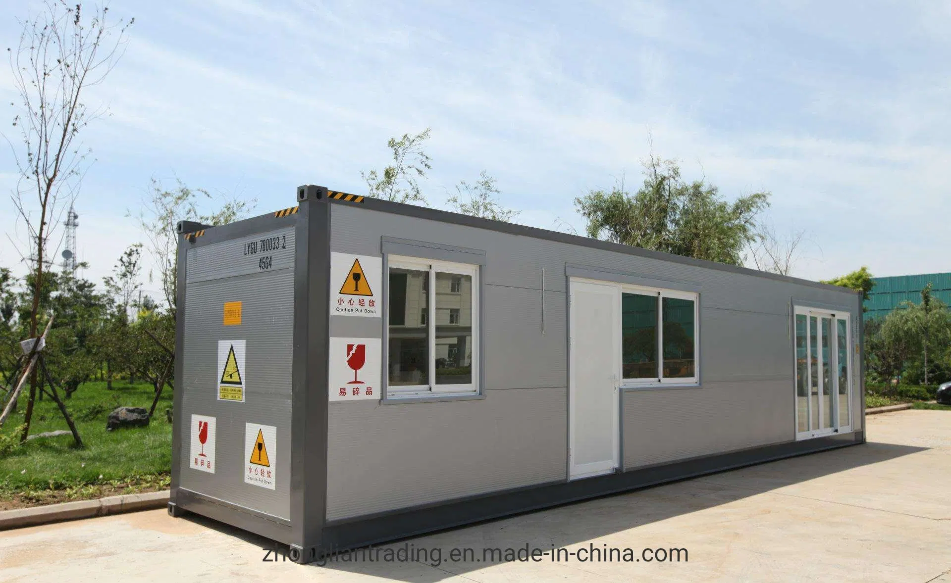 Modular Building Foldable Shipping Container Light Steel Frame Container Prefab House Office Building