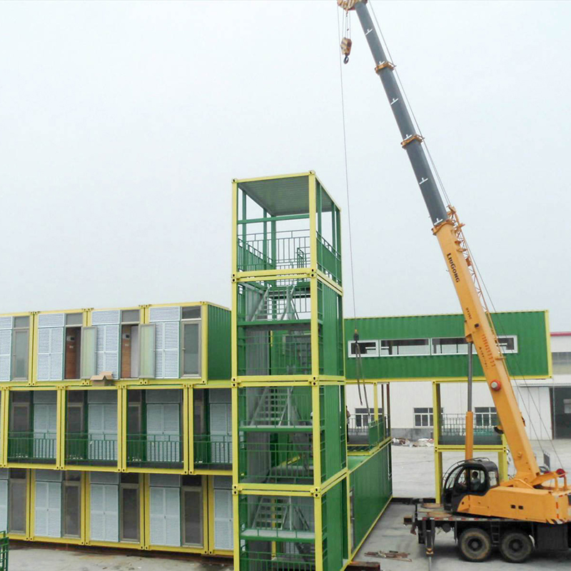 Portable Modular Living Room Prefabricated Container House for Construction Site Office Hotel School Apartment