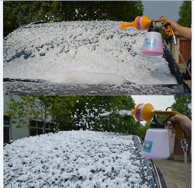Tornado Foam Gun Pneumatic Air Car Wash Cleaning Gun Foam Sprayer Air Compressor Espuma Tool