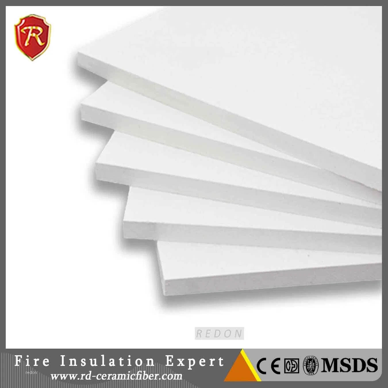 Smokeless Ceramic Fiber Board for Heater Insulation