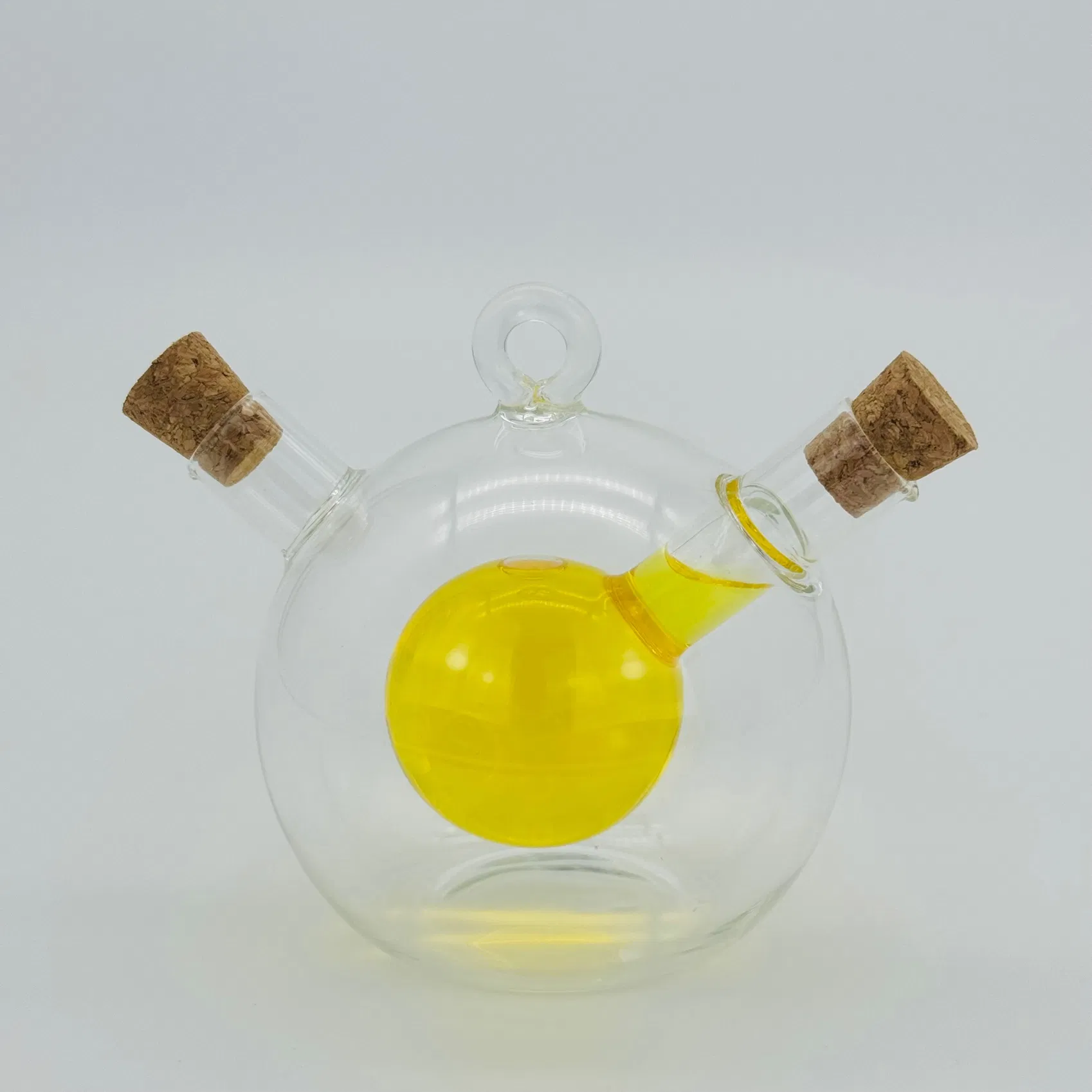 Premium Oil and Vinegar Dispenser Bottle Set for Culinary Use