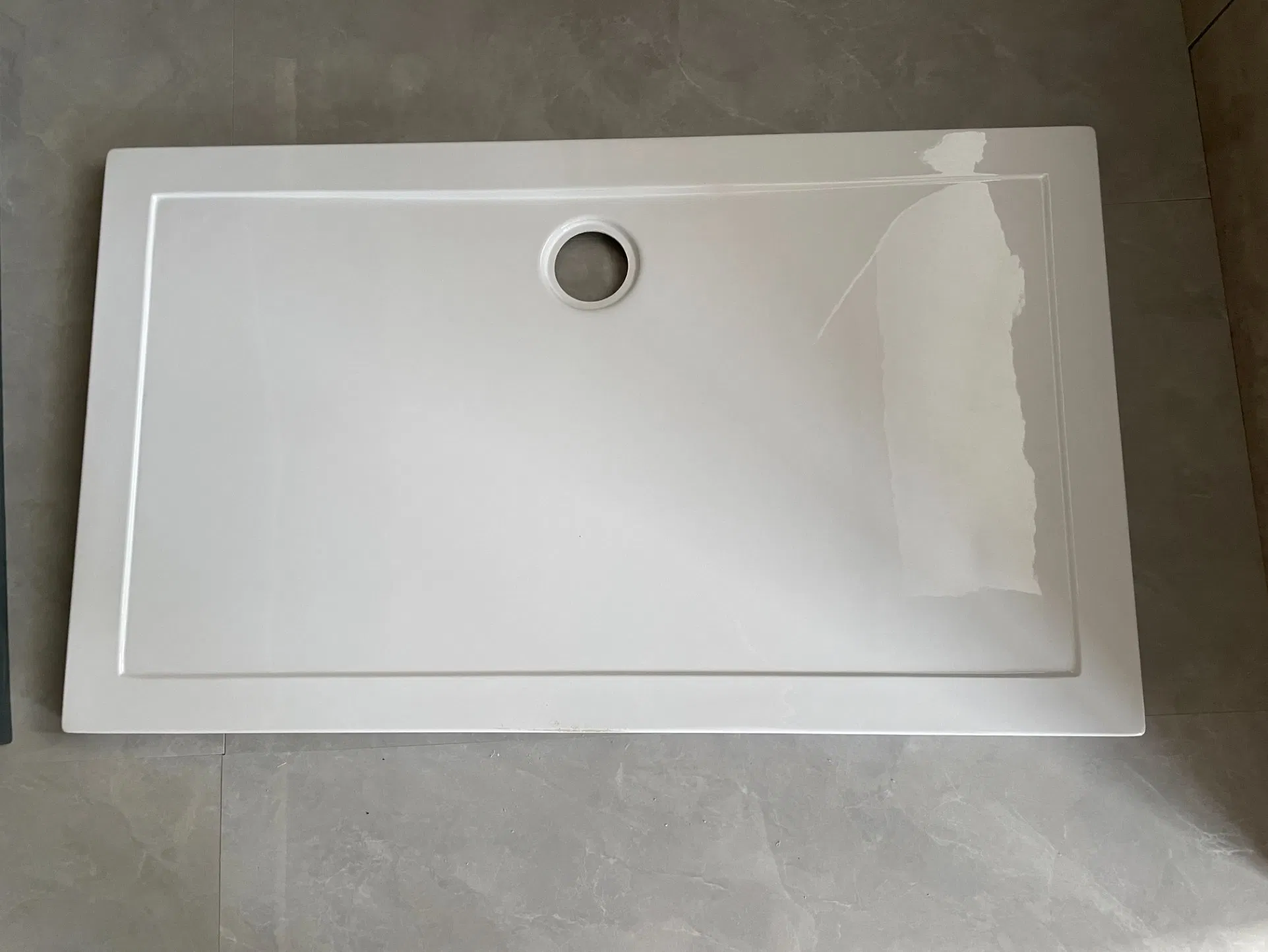 Artificial Stone Resin Hotel Shower Pans Shower Floor Base