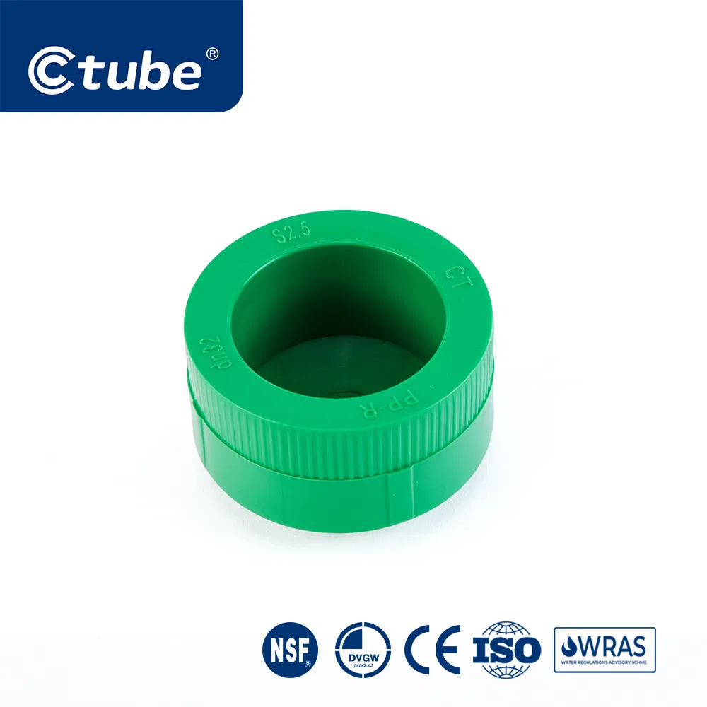 Ctube High-Temperature Resistant PPR End Cap Pipe Fittings